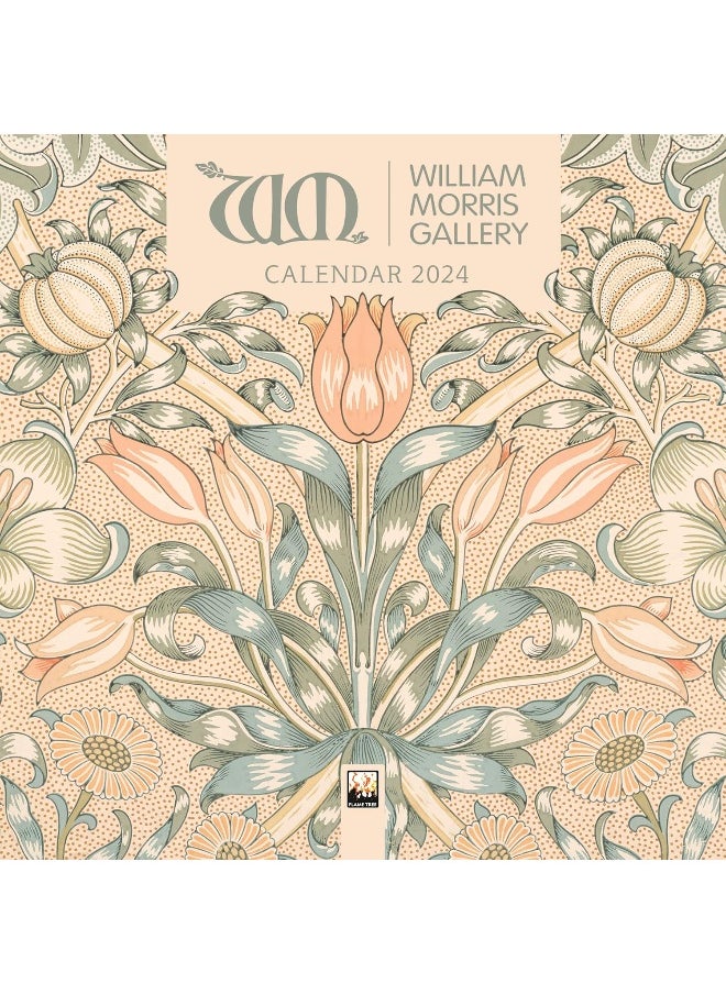 William Morris Gallery Mini Wall Calendar 2024 (Ar  - Image 1