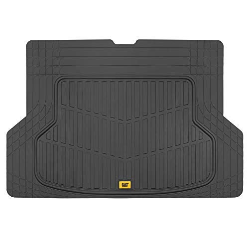Cat® Heavy Duty SUV Cargo Liner & Car Trunk Mat - Universal Trimmable All Weather Cargo Mats for Back of SUV - SUV Trunk Mat & Carpet Cover Trunk Liner - Black Cargo Cover Trunk Cover 53" x 36.25" - Image 1