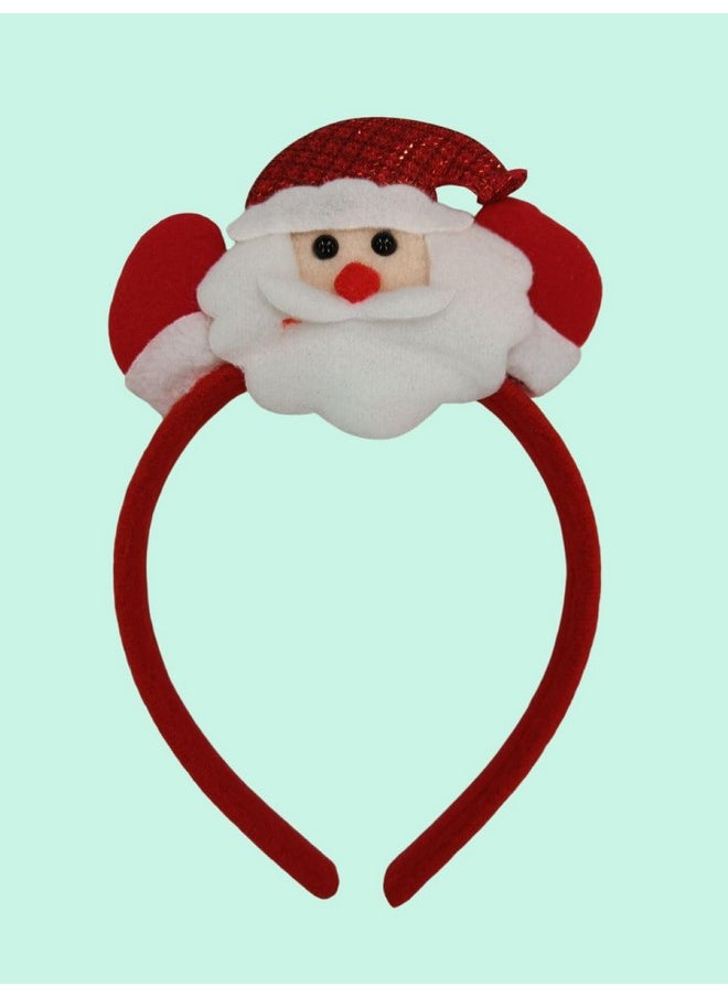 BookMyCostume - BookMyCostume Pack of 2 Christmas Accessory Set Santa headband and Goodies Bag Combo For Girls | kids - Image 1
