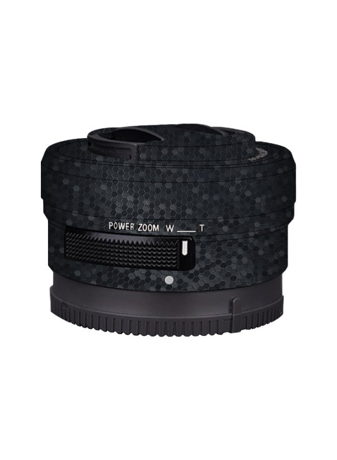 general Walking Donkey For Sony E16-50 Lens Film E1650 Sticker Protective Film All-inclusive Sticker Skin Color Leather-Color:black And White Triangle - Image 4