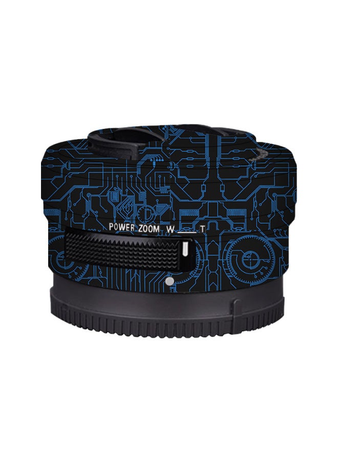 general Walking Donkey For Sony E16-50 Lens Film E1650 Sticker Protective Film All-inclusive Sticker Skin Color Leather-Color:black And White Triangle - Image 5