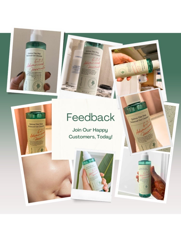 AXIS-Y Quinoa One-Step Balanced Gel Cleanser for Clear & Balanced Skin - Image 2