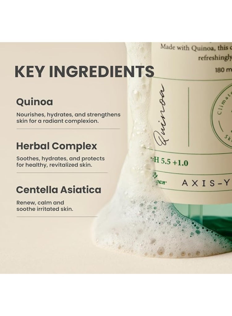 AXIS-Y Quinoa One-Step Balanced Gel Cleanser for Clear & Balanced Skin - Image 5