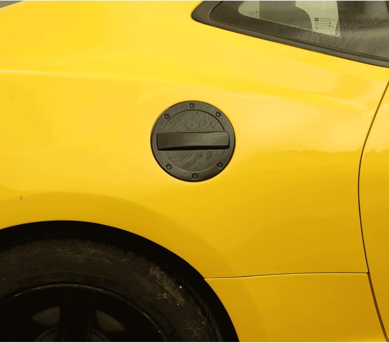 Hoolcar Gas Cap Fuel Filler Door Trim Cover for 2017-2022 Chevrolet Camaro, Black - Image 4