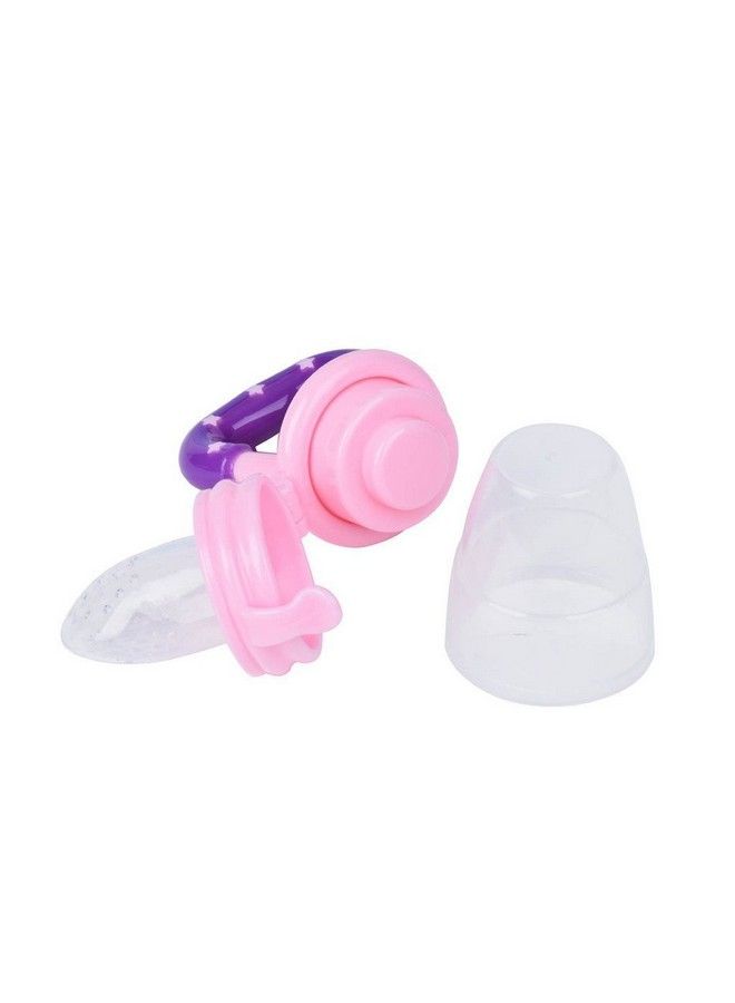 Tinny Tots Silicone Baby Food; Fruit Feeder; Baby Teether; Baby Soother (Pink) - Image 4