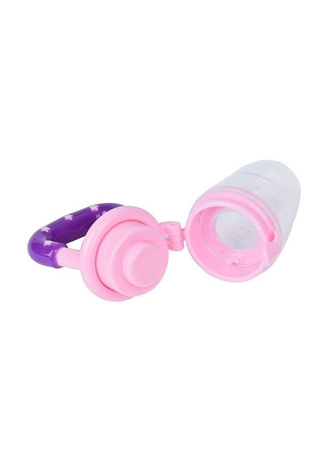 Tinny Tots Silicone Baby Food; Fruit Feeder; Baby Teether; Baby Soother (Pink) - Image 5