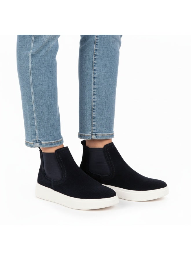 إيتاليانو حذاء رجالى مريح مصنوع من شمواه جلد طبيعى مع نعل رابر تركي - Image 1