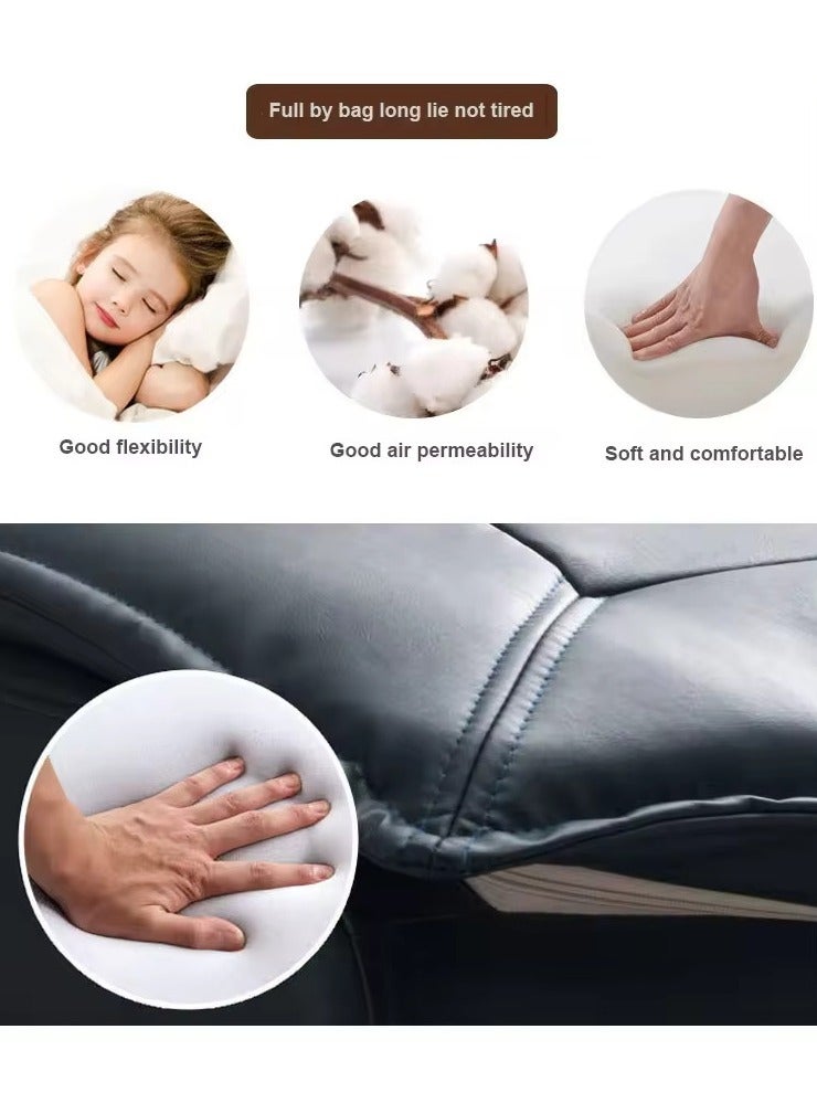 أثاث غرفة المعيشة المنزلية كرسي استرخاء ناعم قابل للطي كرسي استرخاء أريكة سرير قابلة للطي لاستراحة الغداء - Image 2