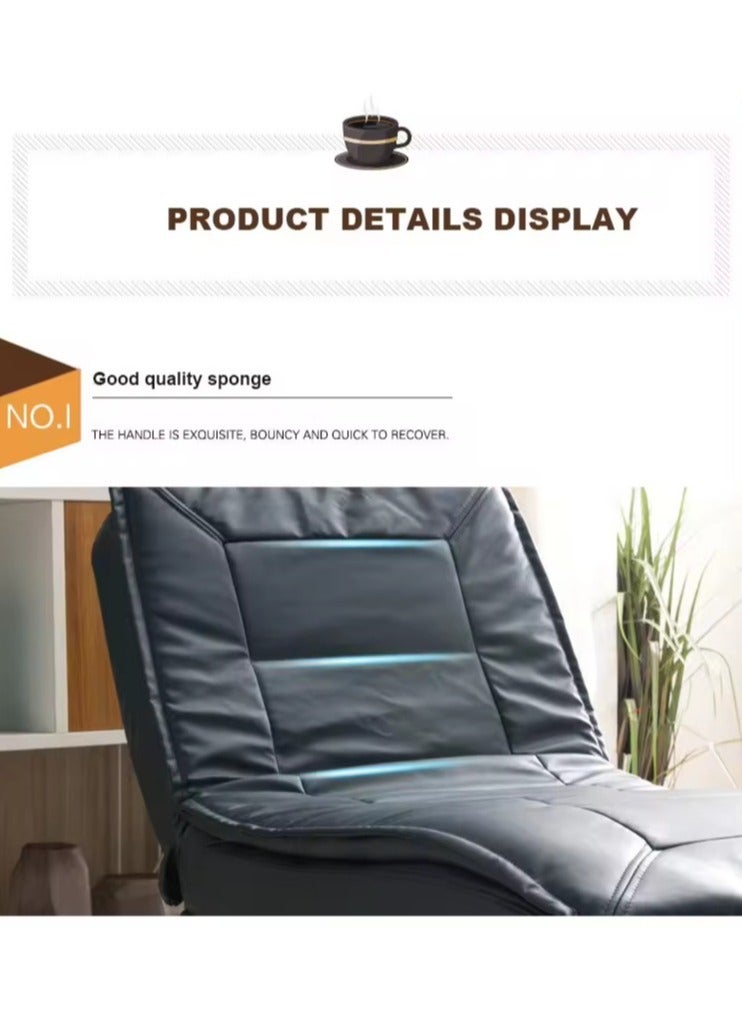 أثاث غرفة المعيشة المنزلية كرسي استرخاء ناعم قابل للطي كرسي استرخاء أريكة سرير قابلة للطي لاستراحة الغداء - Image 3