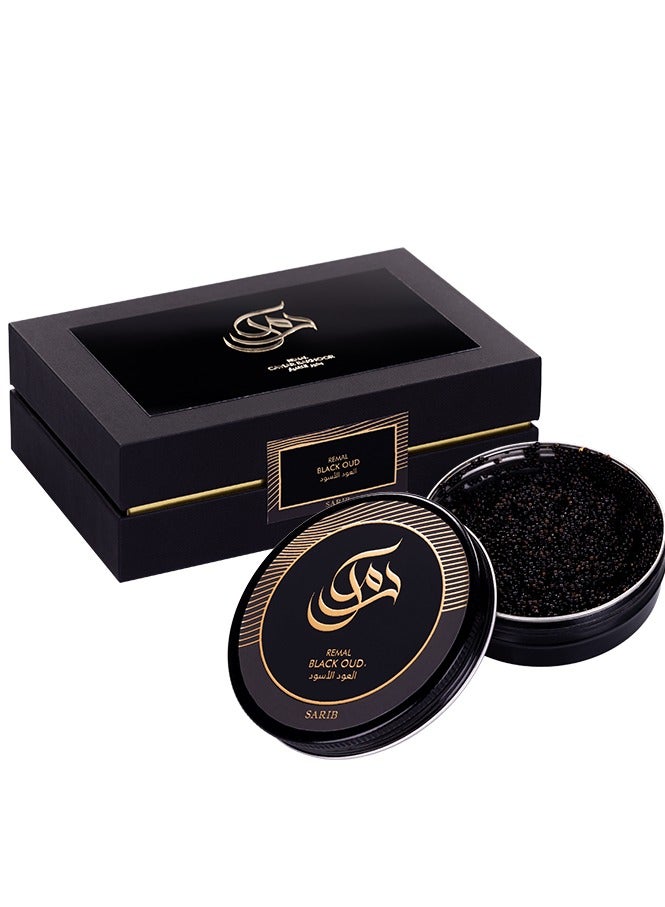 رمال مجموعة هدايا العود الأسود بخور الكافيار 75جم - Image 2