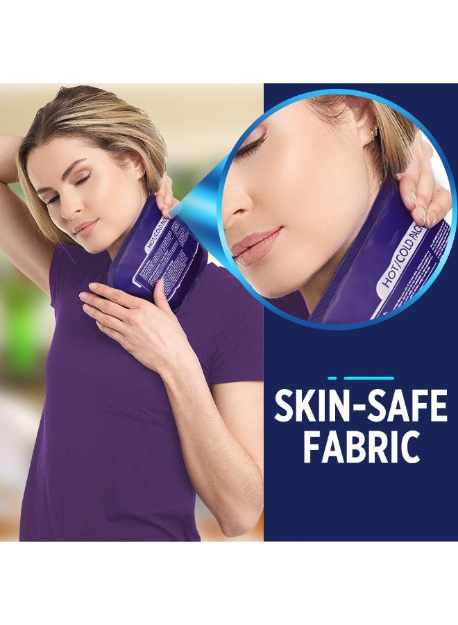 KISSUN Ice Pack, 2 Reusable Hot and Cold Ice Packs for Injuries, Joint Pain, Muscle Soreness and Body Inflammation - Reusable Gel Wraps - Adjustable & Flexible for Knees, Back, Shoulders, Arms and Legs - Image 4
