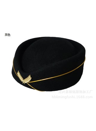 Ladies Wool Air Hostess Cap for Performance Black - pzsku/ZB5052B68F95C2D438FA4Z/45/1746213105/c0cdce6f-13da-44ae-a59f-5e257a0380b6