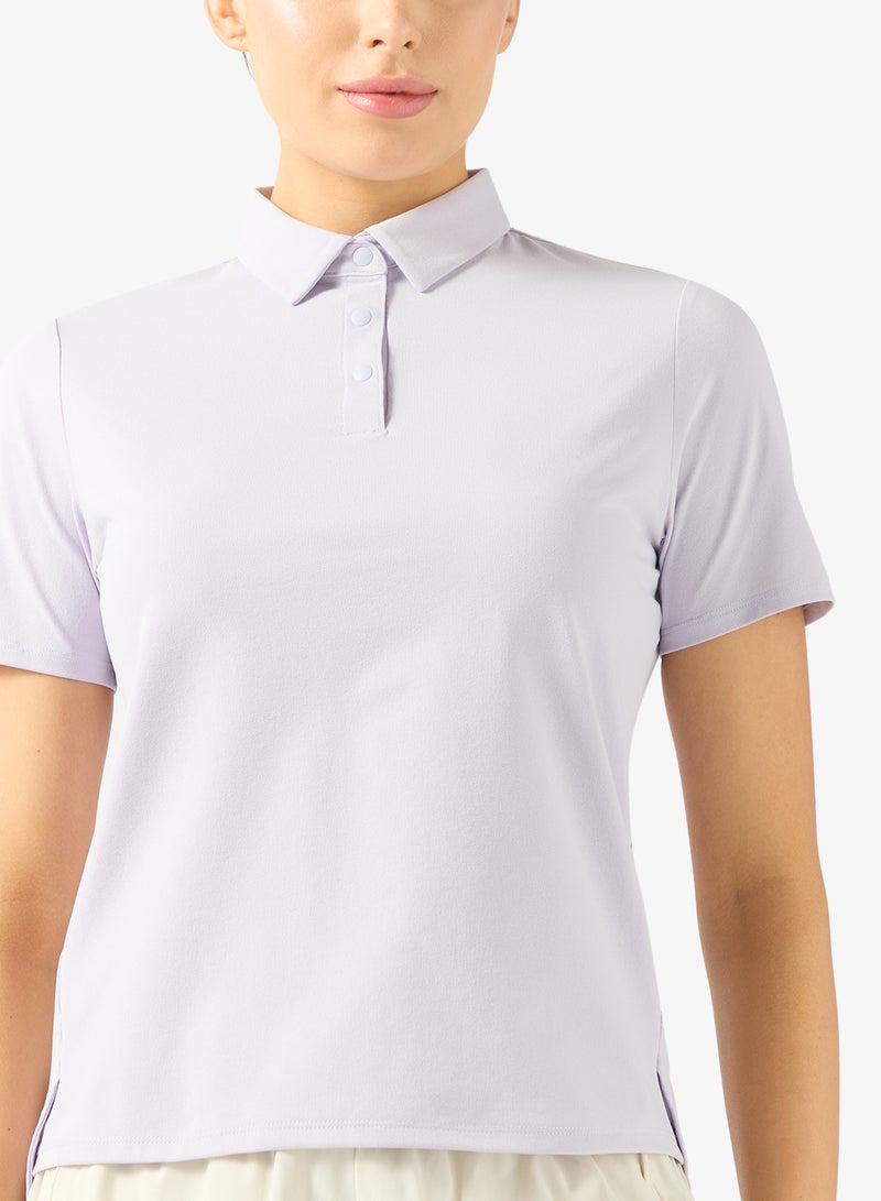 انتا تي شيرت قصير بنفسجي - Image 3