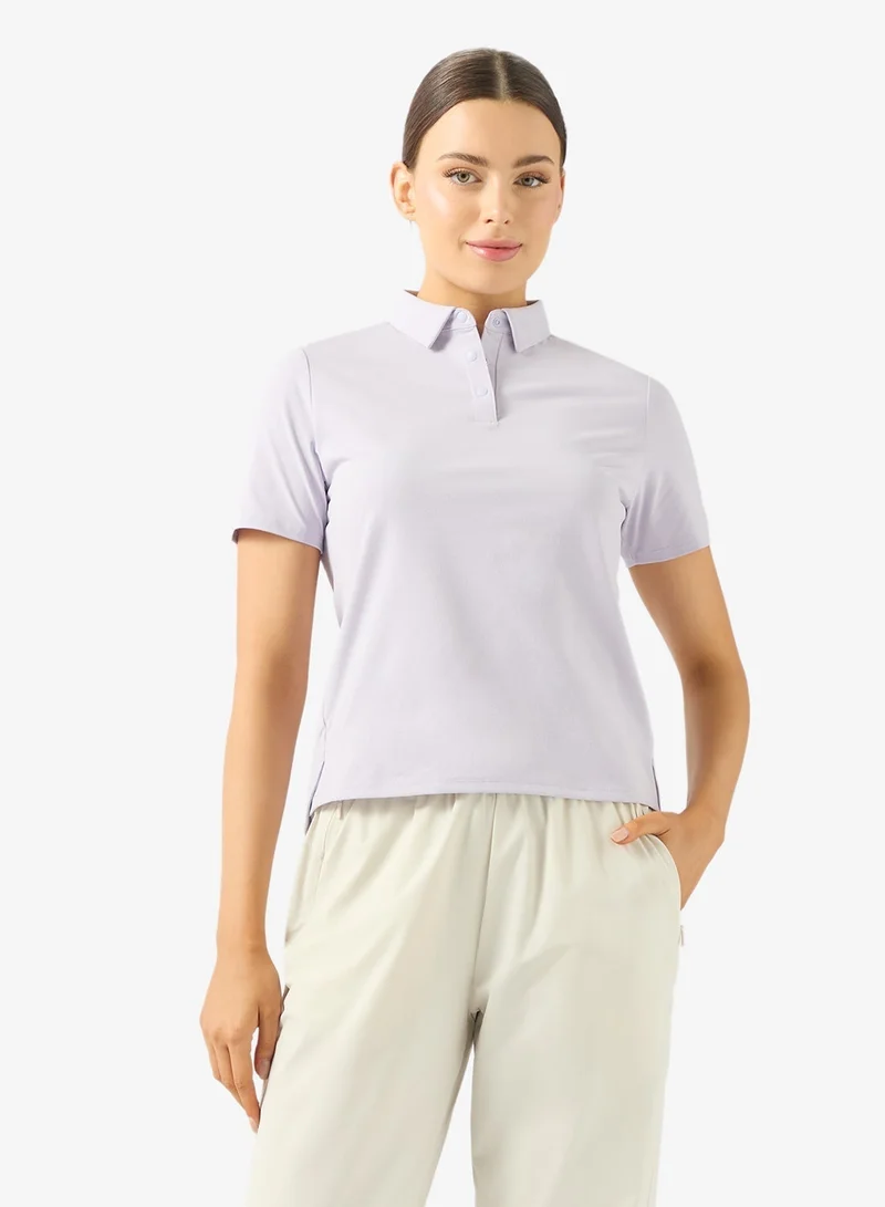 ANTA Regular Fit Workout Training Commute Short Sleeve Polo