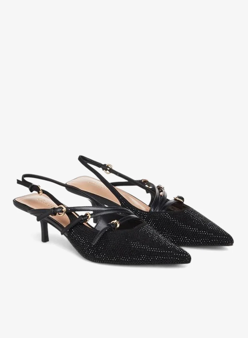 سيليست أحذية نسائية مدببة مزينة