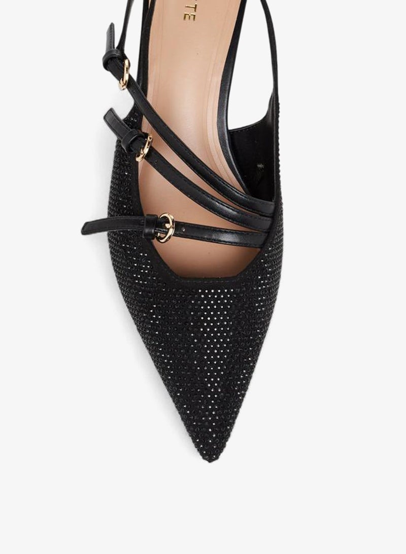 Celeste Women Embellished Pointed Toe Shoes - Image 4