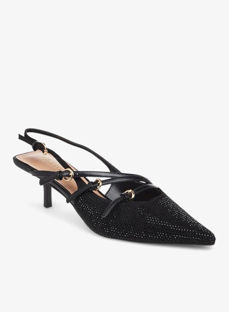 Celeste Women Embellished Pointed Toe Shoes - Image 3