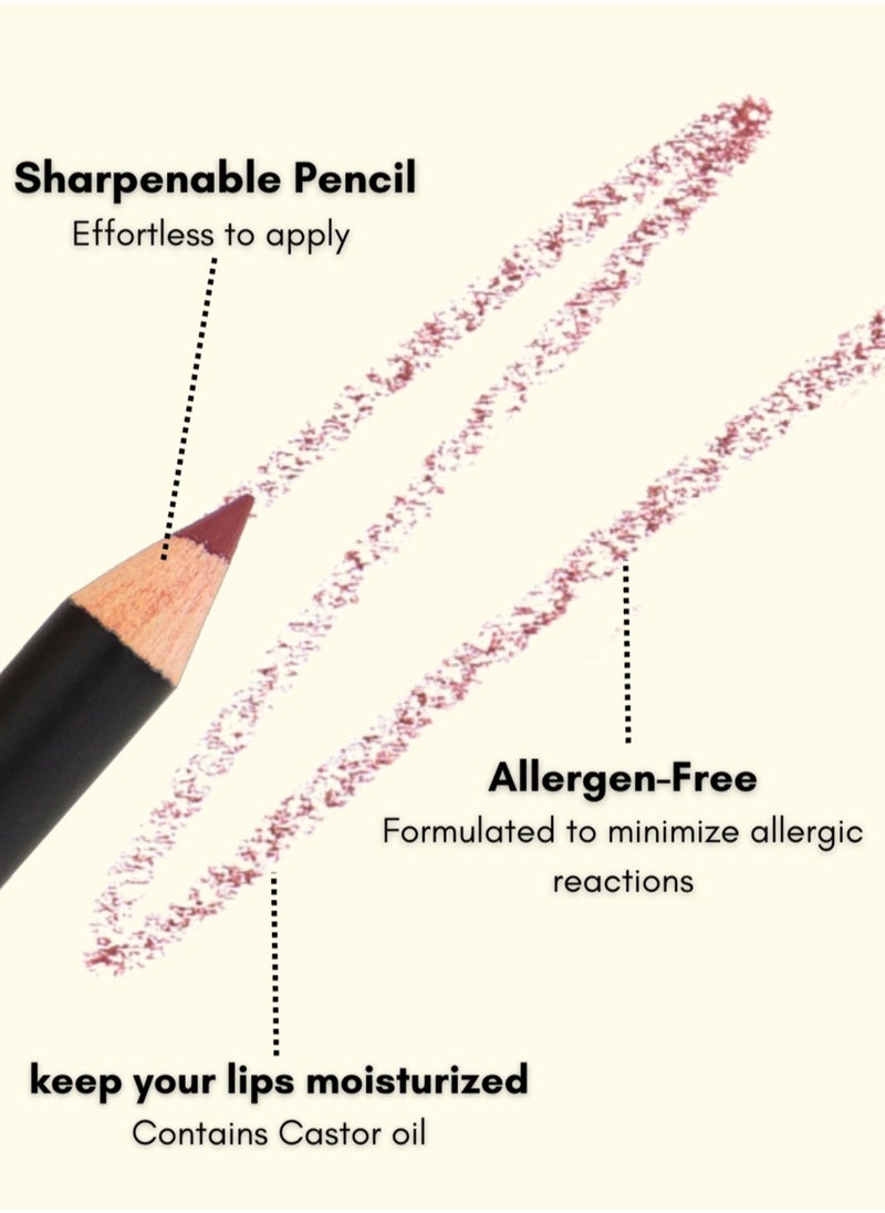GLOR Glor Endless Charm Lipstick– Intense Long-Lasting Color, Luxurious Moisture, Ultra-Creamy Formula for Beautiful Lips-Affogato + Raspberry Range  and Glor Endless Charm Ultimate Precision Lip Liner  –Vegan, Allergen-Free, Long-Lasting Lip Definition- Cremisi + Here you Go  - Image 5