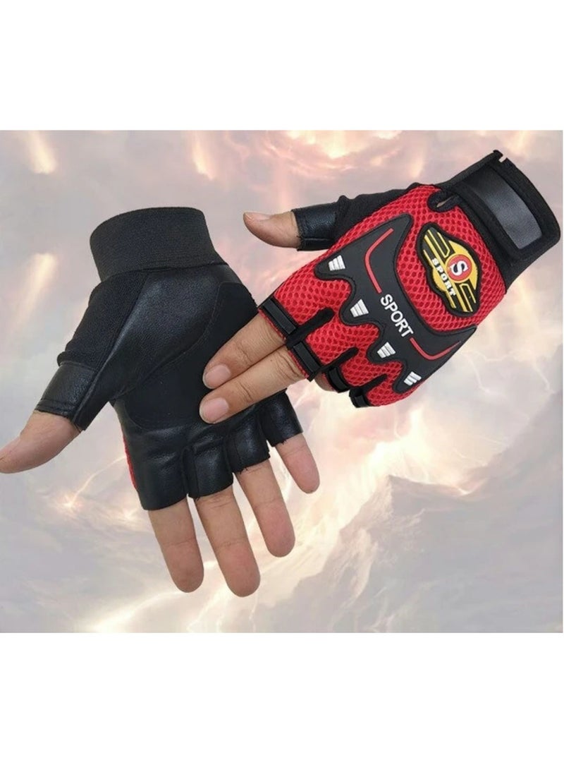 Generic Half finger gloves for gym and motorcycle riding  - Image 1