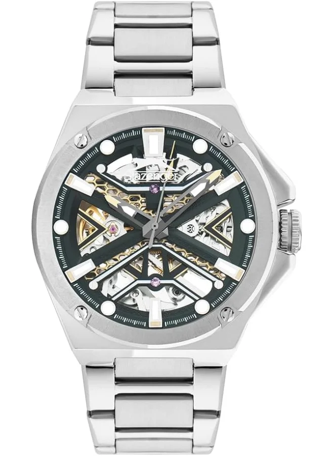 Slazenger SLAZENGER Men's G3265ZH Movement Watch, Automatic Display and Metal Strap