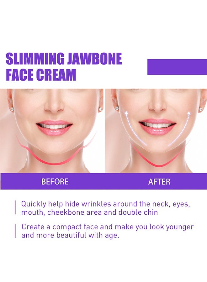 Jaysuing Firming Micro -Face  Cream, V-Shape Slimming Cream, Advanced Skin Tightening Cream For Tightening Skin, Fine lines, Loose & Sagging Skin - Image 4