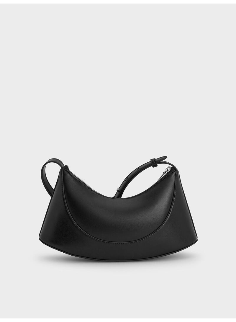 CHARLES & KEITH Sigrid Shoulder Bag & Crossbody Bag - Black - Image 4