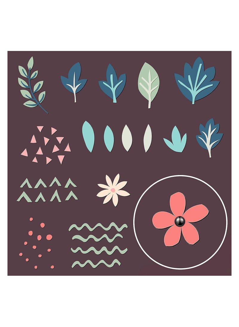 SYOSI Paper Fasteners Brads 500 Pieces Round Fasteners for Art Crafting School Project, Decorative, Paper Craft, Scrapbooking, DIY Supplies, Mini Brads Fasteners, 8 x 15 mm - Black - Image 4