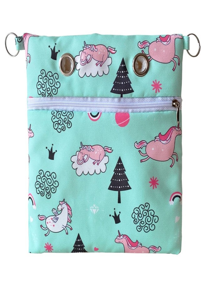 Ymid Select Handmade Faux Rabbit Fur Sugar Glider Bonding Carry Pouch Portable Small Animal Carrier Bag Small Animal Bonding Crossbody Strap for Hamster Rat Gerbil Other Small Pet Sleeping Bag with Vent (Green) - Image 3