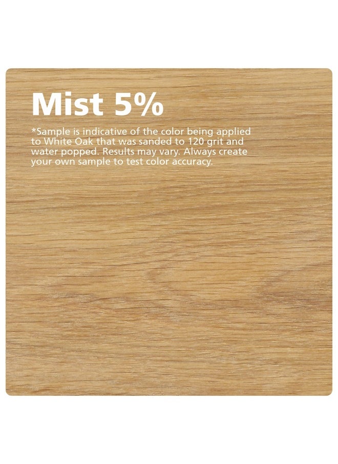 Rubio Monocoat Oil Plus 2C 1.3 Liter Mist 5 Interior Wood Stain And Finish Food Safe Easy One-Coat Linseed Oil Plant Based Voc Solvent Free Furniture And Flooring Hardwax Oil  - Image 2