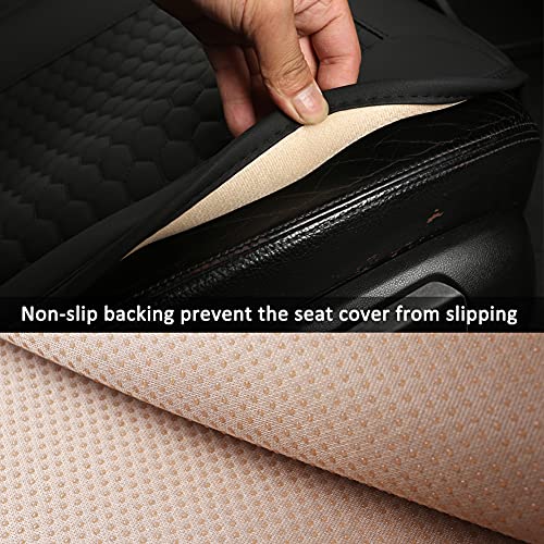 Black Panther Car Seat Cover, 1 Piece Universal Sideless Driver Seat Protector, Universal Fit 95% Vehicles, Without Lumbar Support (Black) - Image 4