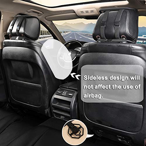 Black Panther Car Seat Cover, 1 Piece Universal Sideless Driver Seat Protector, Universal Fit 95% Vehicles, Without Lumbar Support (Black) - Image 3