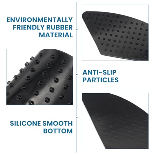 STHIRA® 2pcs Motorcycle Gas Tank Pads, Gas Fuel Knee Grips, Fuel Tank Anti-Slip Pads, Universal Grip Guard Pads Rubber Sticker Motorcycle Tank Traction Pads For 1000rr Z1000 Fz1 R6 And More - Image 3