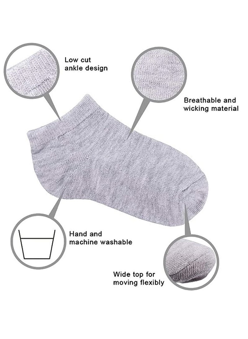 Star Babies Combo Pack of 2 (Kids socks pack of 3, Disposable Bibs Pack of 10) - Grey - Image 4