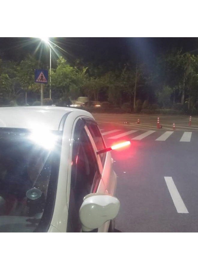 Samdo Magnet Wand Baton Traffic Control Road Safety Lamp Military Survival LED Light Stick RED 133010 - Image 2