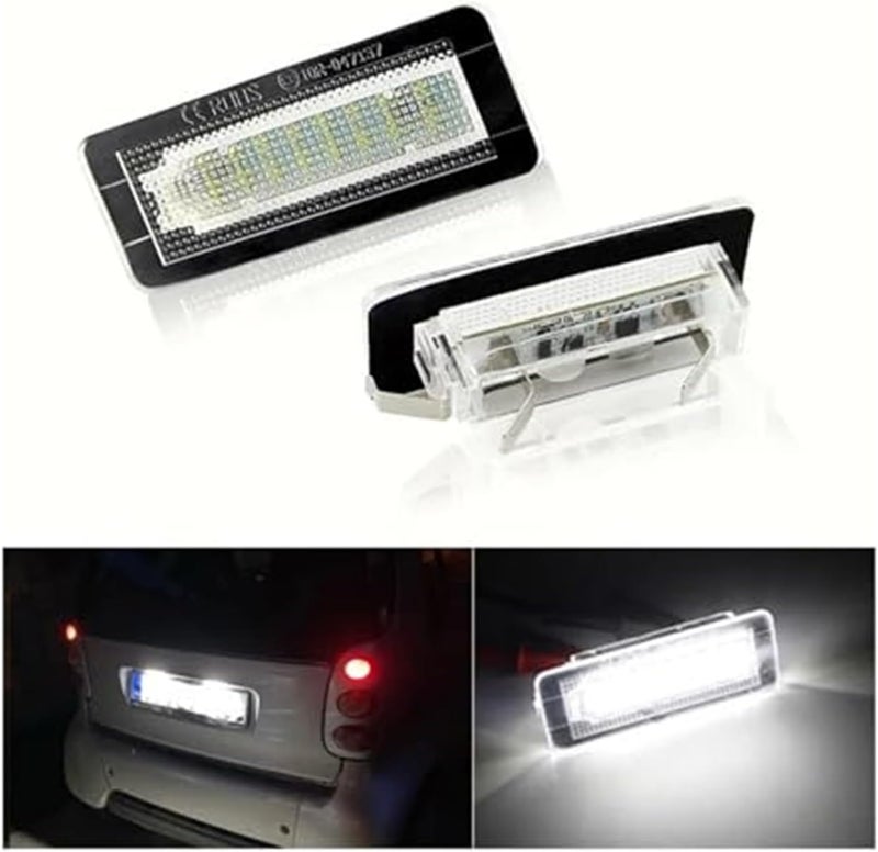 Wivplex 2PCS Car License Plate Light for Benz and Smart - Image 5
