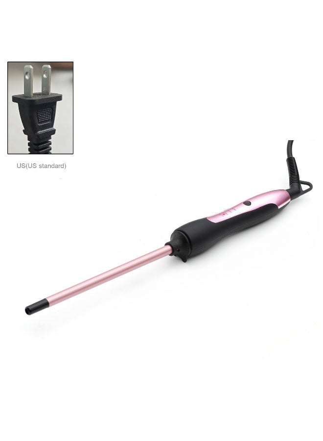 NeeMee 9mm Mini Curling Iron for Wool Curls - Slim Barrel Electric Curling Wand - Image 1