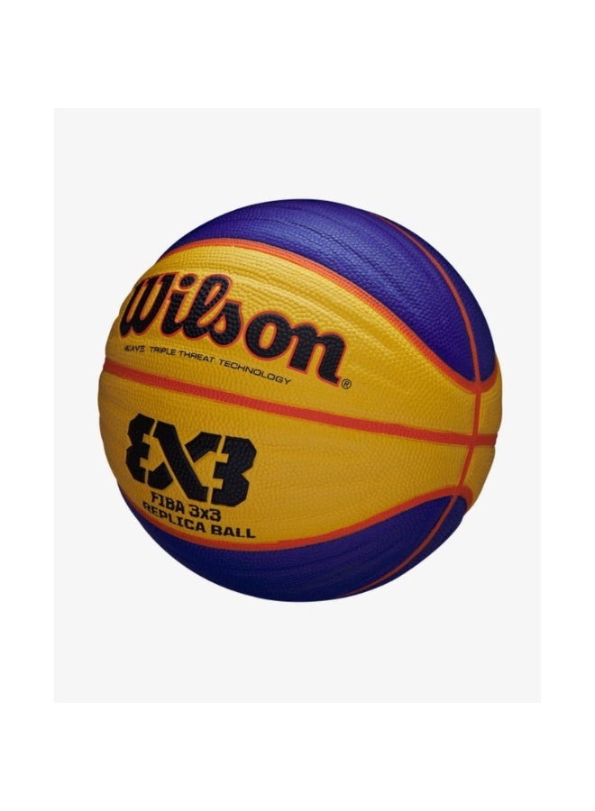 ويلسون كرة سلة FIBA ​​3x3 (نسخة مطابقة للأصل) – كرة سلة بنمط رسمي مخصصة لمنافسات 3x3، والملاعب الخارجية، وكرة السلة في الشوارع، والألعاب الترفيهية، وجلسات التدريب، وتطوير المهارات، وتدريبات الفرق، واللعب التنافسي. - Image 4