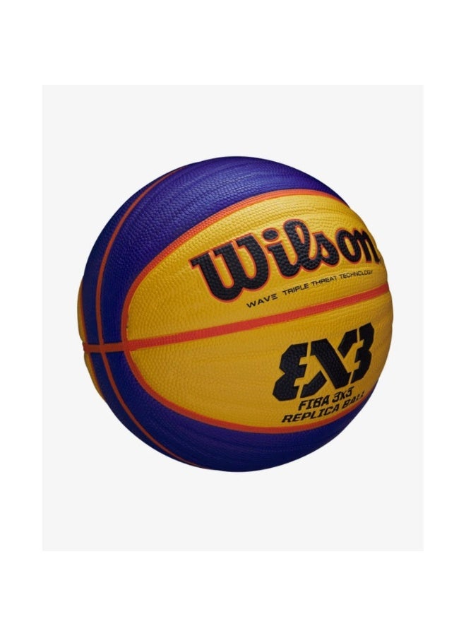 ويلسون كرة سلة FIBA ​​3x3 (نسخة مطابقة للأصل) – كرة سلة بنمط رسمي مخصصة لمنافسات 3x3، والملاعب الخارجية، وكرة السلة في الشوارع، والألعاب الترفيهية، وجلسات التدريب، وتطوير المهارات، وتدريبات الفرق، واللعب التنافسي. - Image 2