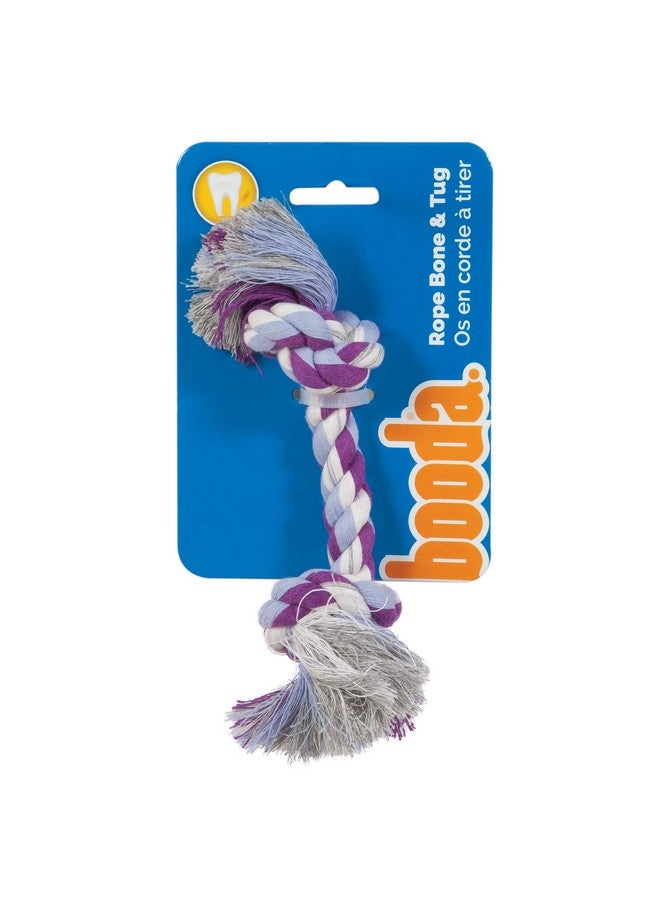 Petmate Dog Booda Two Knot Rope Bone, Multicolored, X-Small, for Small Breeds