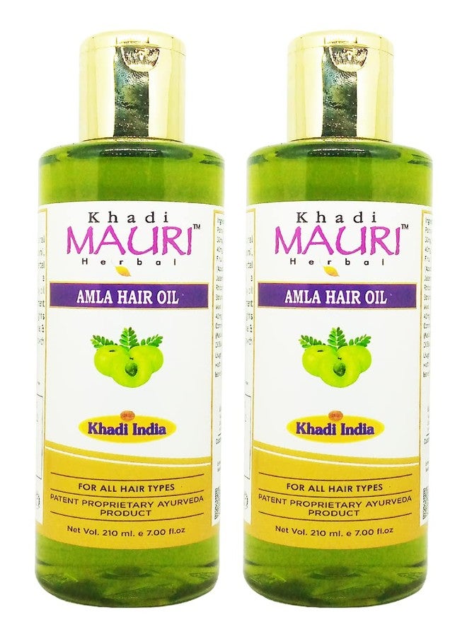 Khadi Mauri Amla Hair Oil - Pack of 2 Hair Oil (420 ml) - Image 1