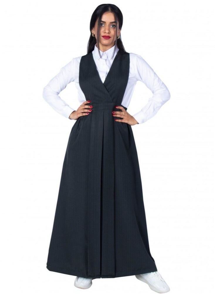 ماركة غير محددة - زي مدرسي  للمرحلة المتوسطة زيتي مخطط - Image 1