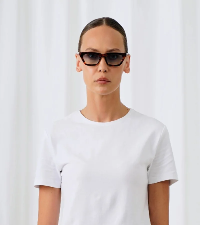 Explicit Poets Explicit Poets Unisex Kat Tortoise-Gradient Blue Stylish Sunglasses, 24EP4