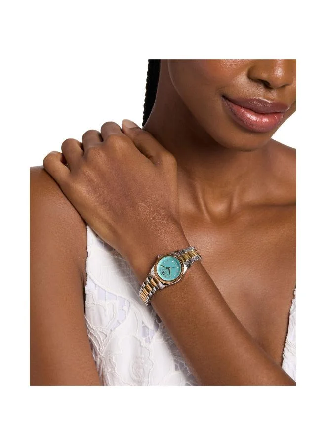 Michael Kors MK7579 Analog Watch with Stainless Steel Metal Bracelet