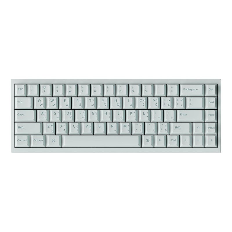 Keychron Q16 HE 8K Gaming Keyboard 65% Alice Layout, Ceramic Case, Lime Magnetic Switches, 8000Hz Polling Rate Rapid Trigger, Hot Swap Web Launcher - Q16HW-L1-AR - Image 1