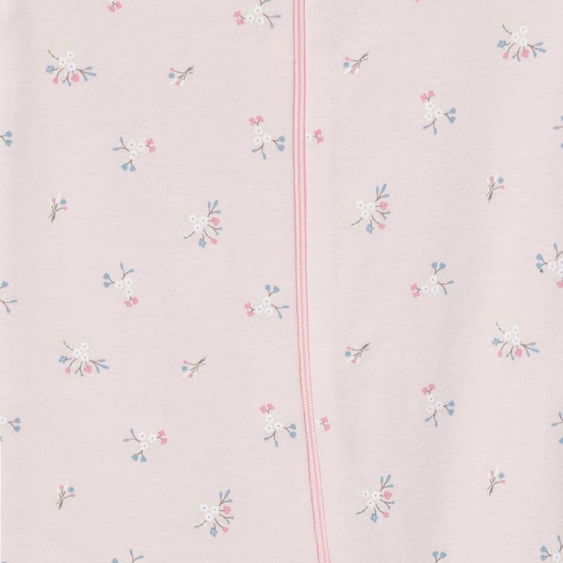 جربر Gerber Baby Girls 3-Pack Snug Fit Footless One Piece Cotton Pajamas - Image 4