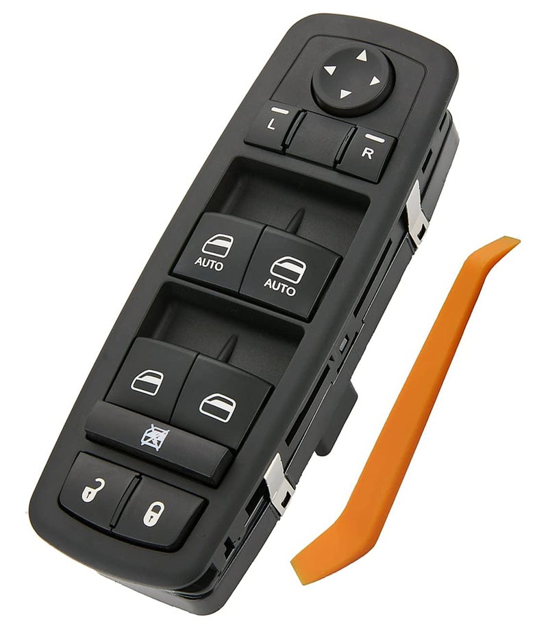 ZAPOSTS Master Power Window Switch for 2009 2010 2011 2012 Ram 1500Ram 2500Ram 35003 PINS  10 PINSOE 4602863AD4602863AC4602863AB Driver Side Control switchesGreen Light