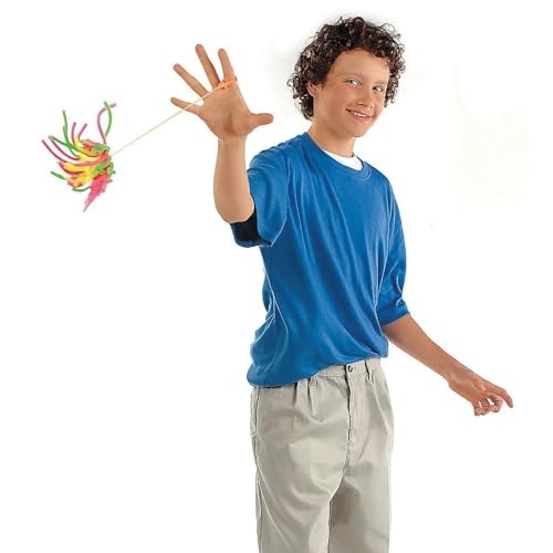 Fun Express Neon Large Stretchy Noodle Ball Yo Yos Party Favor Toys Multicolor Set of 12 - Image 5