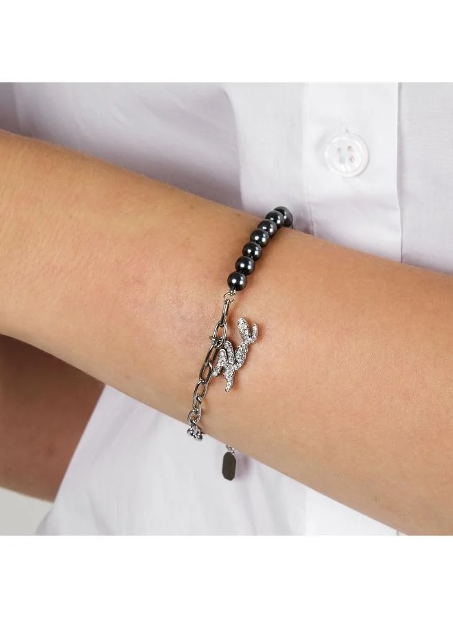 Karl Lagerfeld  Klayr10 Pearl Bracelet for Women | Best Price UAE
