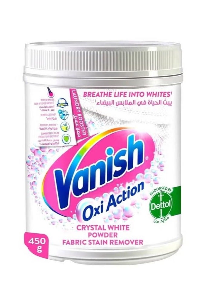 Vanish Crystal White Fabric Stain Remover Powder 450g