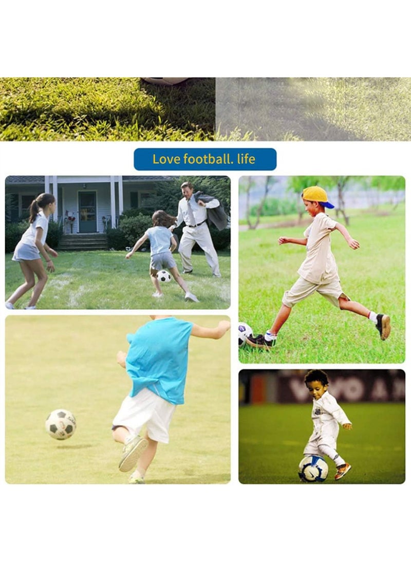 Rock Pow Children Portable Football Goal Soccer Door Set with Soccer Ball and Pump Indoor and Outdoor Sports Kids Soccer Goals for Backyard  - Image 5